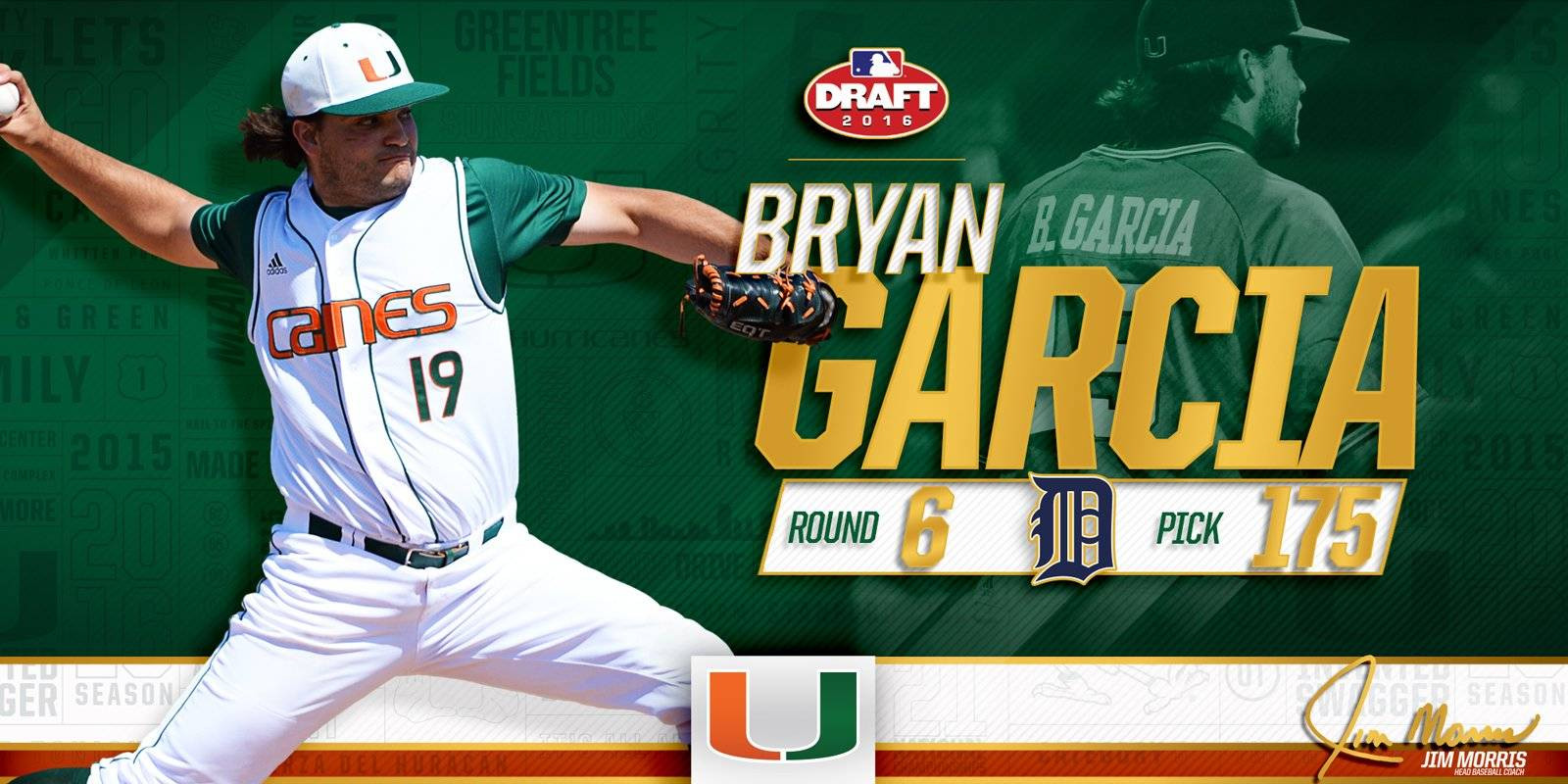 Garcia Selected by Detroit Tigers in Sixth Round