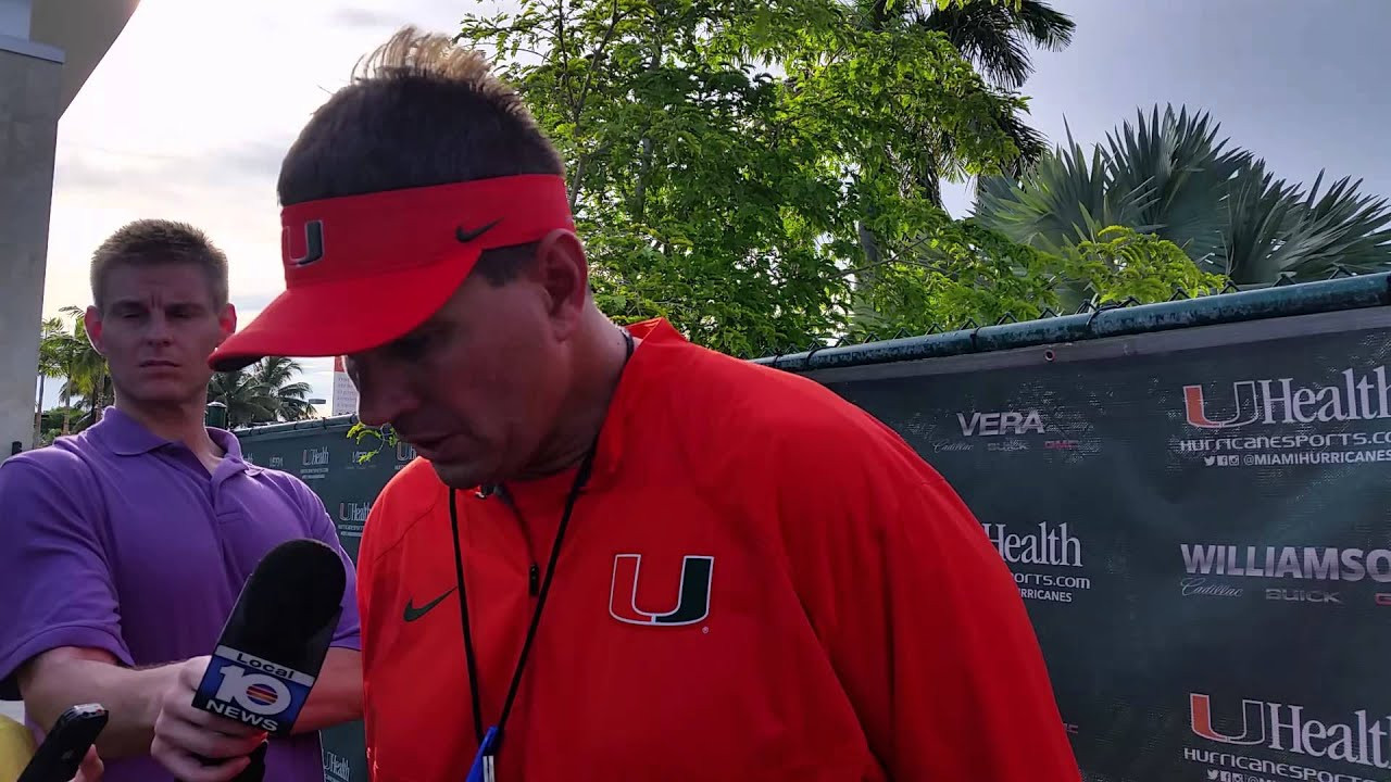 Head Coach Al Golden - #CanesCamp Day 2 (Aug. 6)