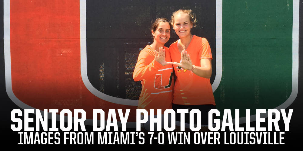 Pictures: @CanesWTennis Senior Day Match