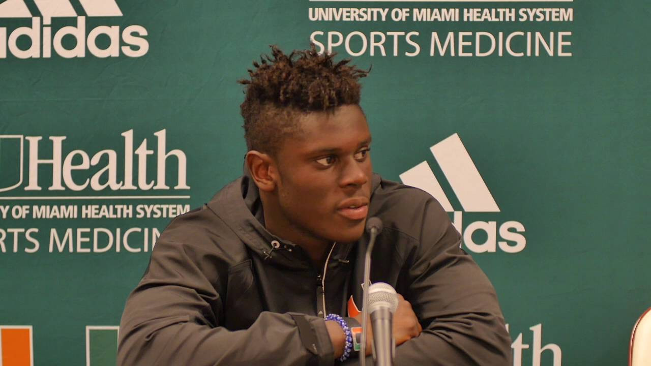 David Njoku | Post Game Presser | 10.20.16