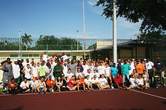 The Hurricanes Student Athlete Advisory Committee coordinated painting and planting as community service at Virrick Park in Coconut Grove.  120...