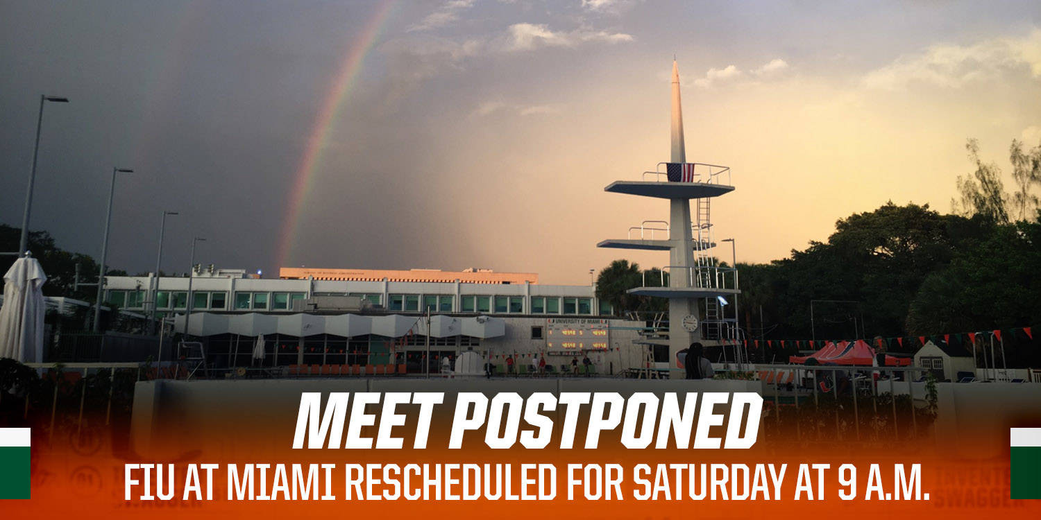 Dual Meet Postponed to Saturday at 9 a.m.