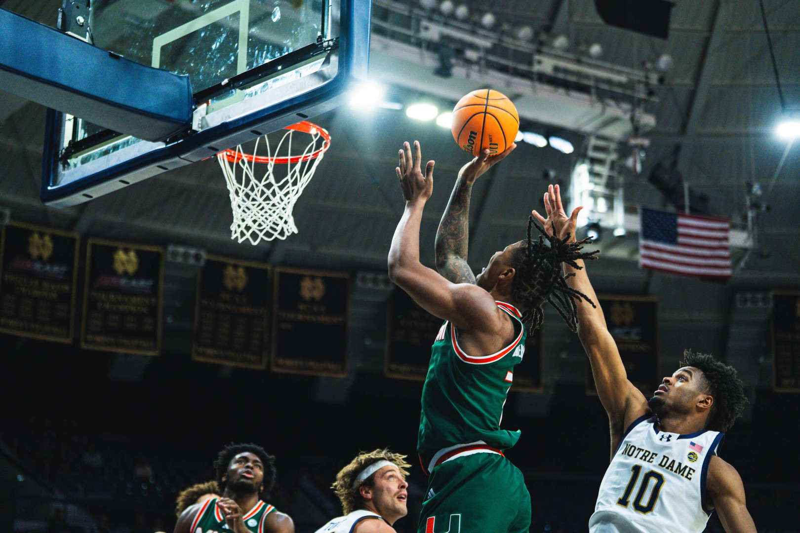 Miami Extends Win Streak to 10 with 81-69 Win at Notre Dame