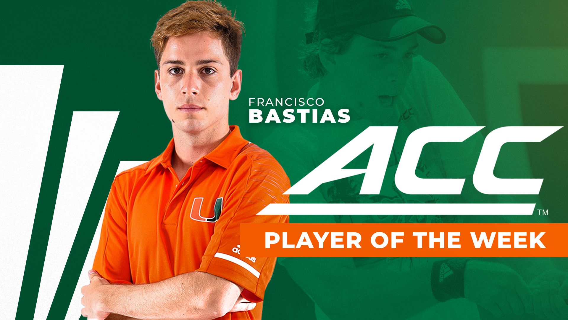 Bastias Named ACC Player of the Week
