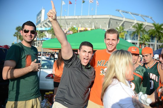 The University of Miami plays against their ACC rival Florida State Seminoles in a game at Sun Life Stadium on October 20, 2012. Photo by Steven...