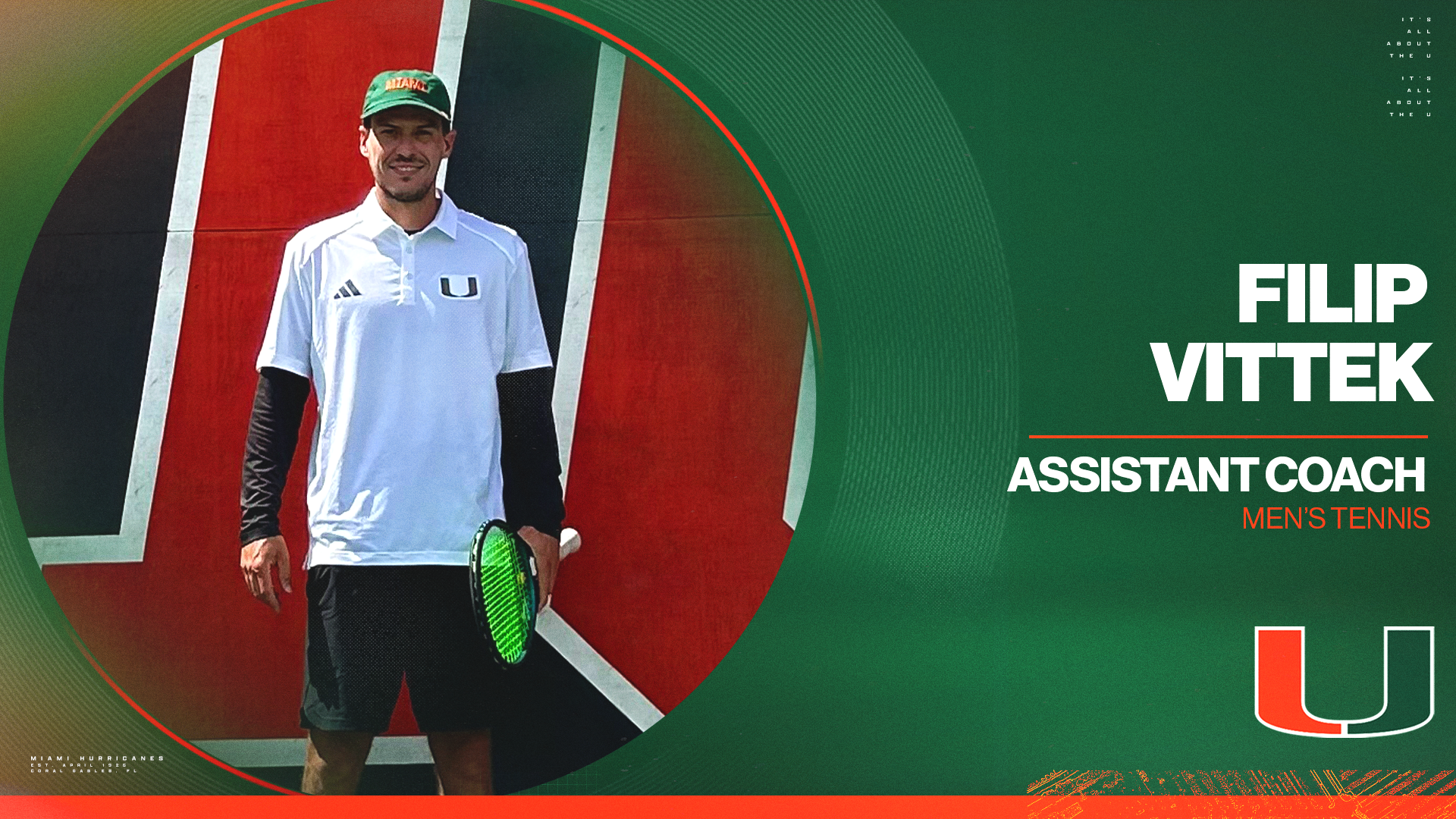 Filip Vittek Joins M. Tennis as Assistant Coach