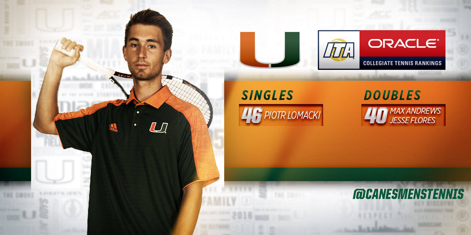 Lomacki, Flores and Andrews Rise in the ITA Rankings