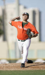 Santana Pitches No. 23 Miami Past Rutgers, 4-1