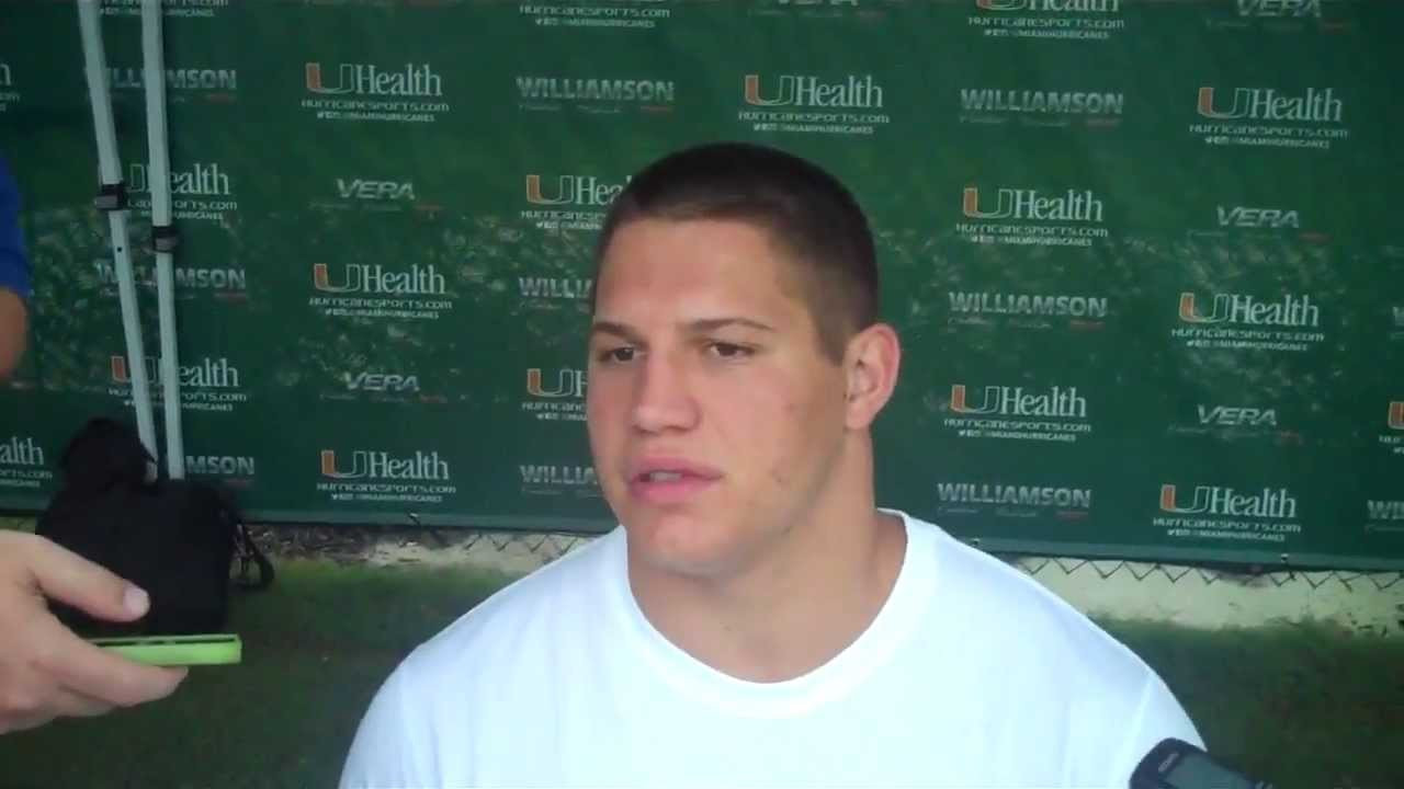 Anthony Chickillo #CanesCamp - Aug. 4 2013