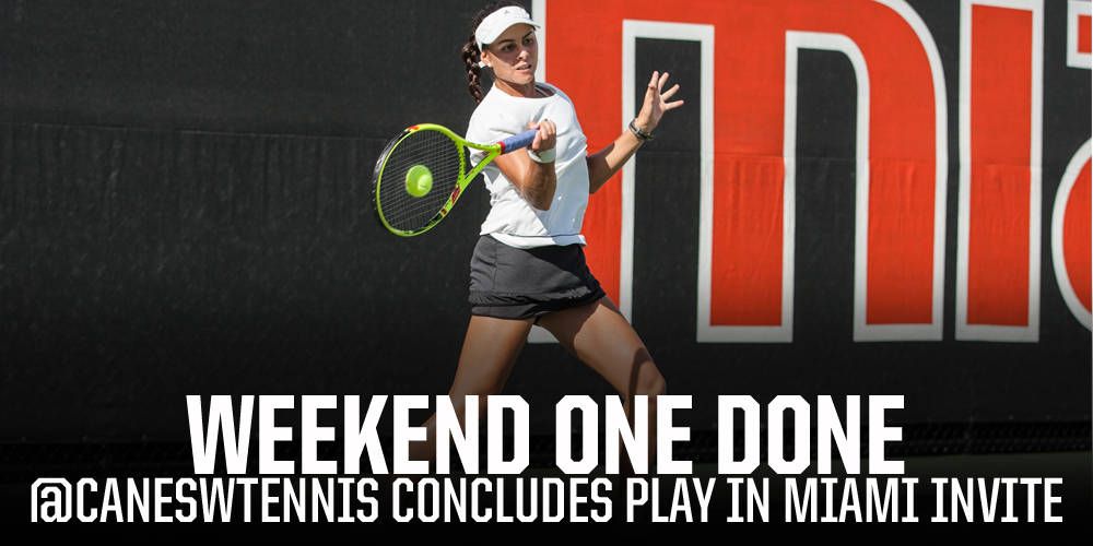 @CanesWTennis Wraps up Play in Miami Invite
