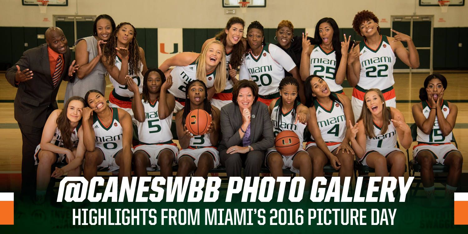 Pictures: @CanesWBB 2016 Photo Day