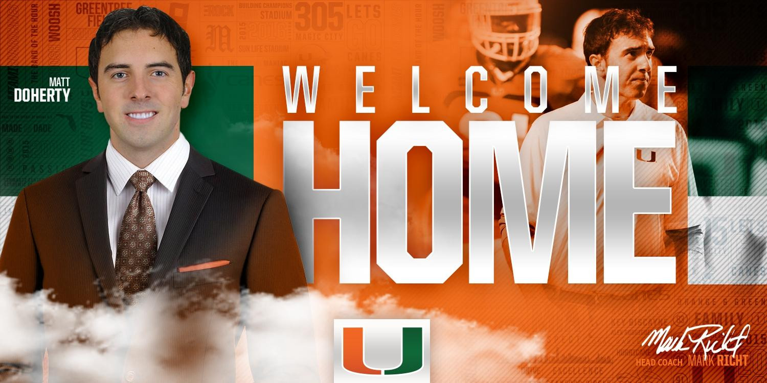 Doherty Returns to Miami as Director of Player Personnel