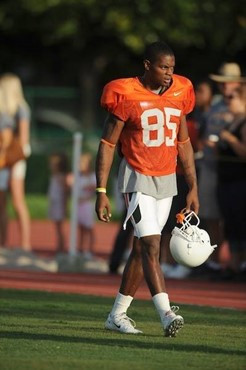 University of Miami Hurricanes John Calhoun #43 at Greentree practice fields training for the upcoming 2010 season. The practice was open for Season...