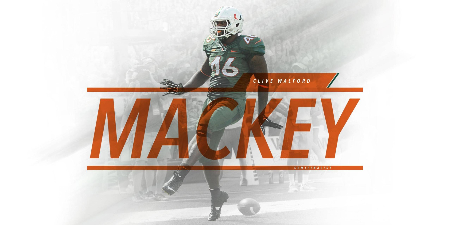 Walford Named Semifinalist for Mackey Award