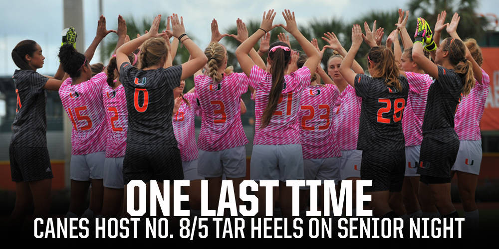 Soccer to Face No. 8/5 UNC in Season Finale