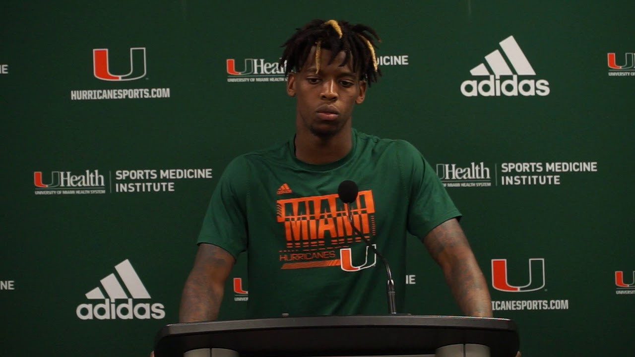 N'Kosi Perry Postgame Presser | Miami vs. Georgia Tech | 10.19.19