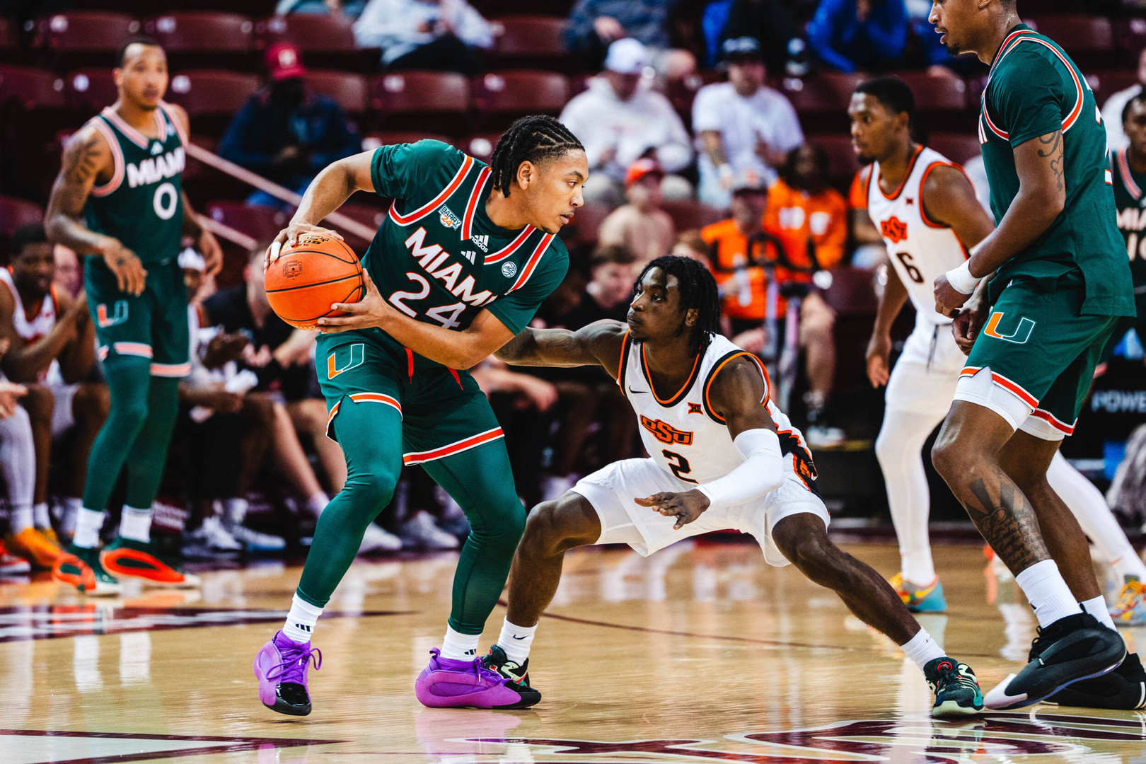 Miami Faces 80-74 Setback to Oklahoma State