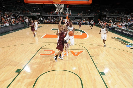 2012 Miami Hurricanes Men's Basketball vs Virginia Tech
