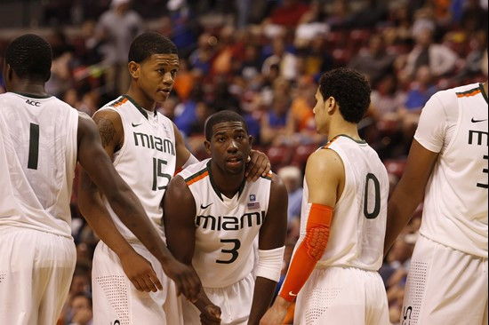 2012 Miami Hurricanes Men's Basketball vs Florida Atlantic