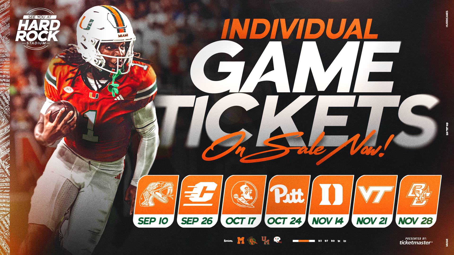 Individual Game Tickets Are Now Available