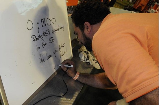 Sherko Leaves a Note for Art Kehoe