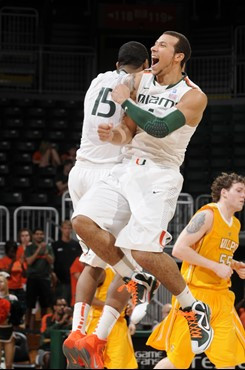 2012 Miami Hurricanes Men's Basketball vs Valparaiso