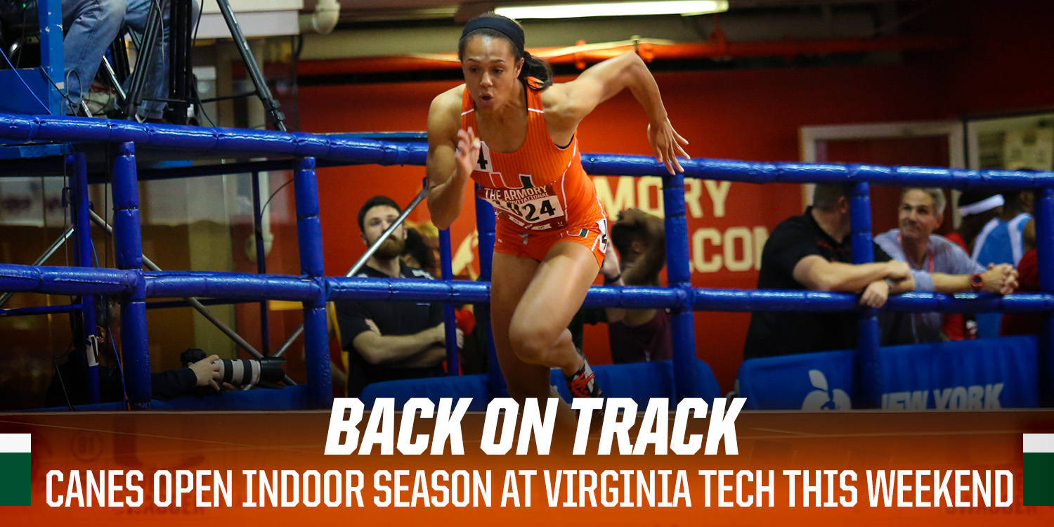 @CanesTrack Opens Indoors at Virginia Tech