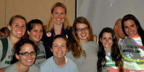 Miami Rowers Meet Olympic Gold Medalist