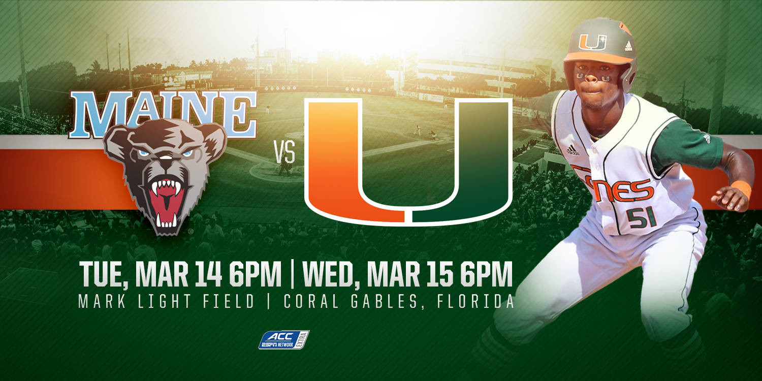 Miami to Host Maine at The Light March 14-15