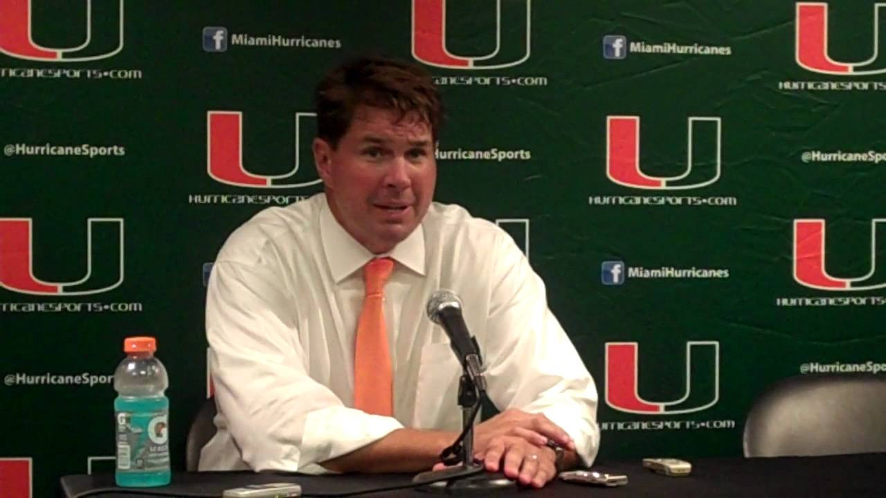 Miami - BC Postgame: Al Golden