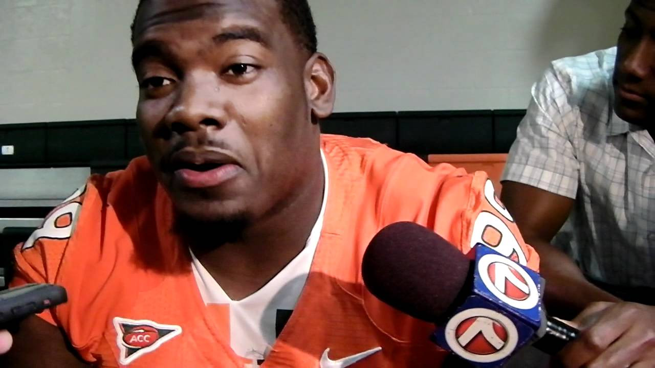 Marcus Forston at Football Media Day 8/27/11