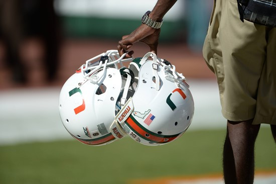 The University of Miami Hurricanes took on the Cincinnati Bearcats at Sun Life Stadium on October 11, 2014.   Photo by Matthew Murphy/SPN