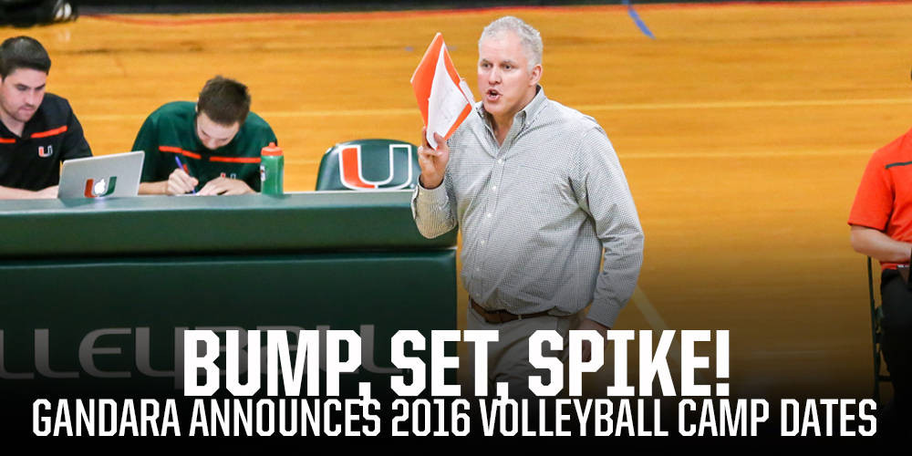 Volleyball Announces 2016 Summer Camp Dates