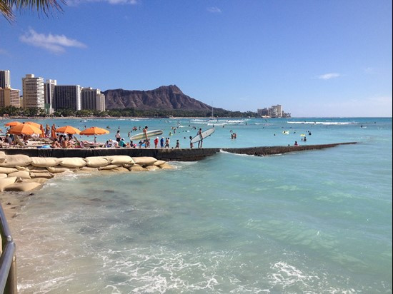 Afternoon view of Diamond Head