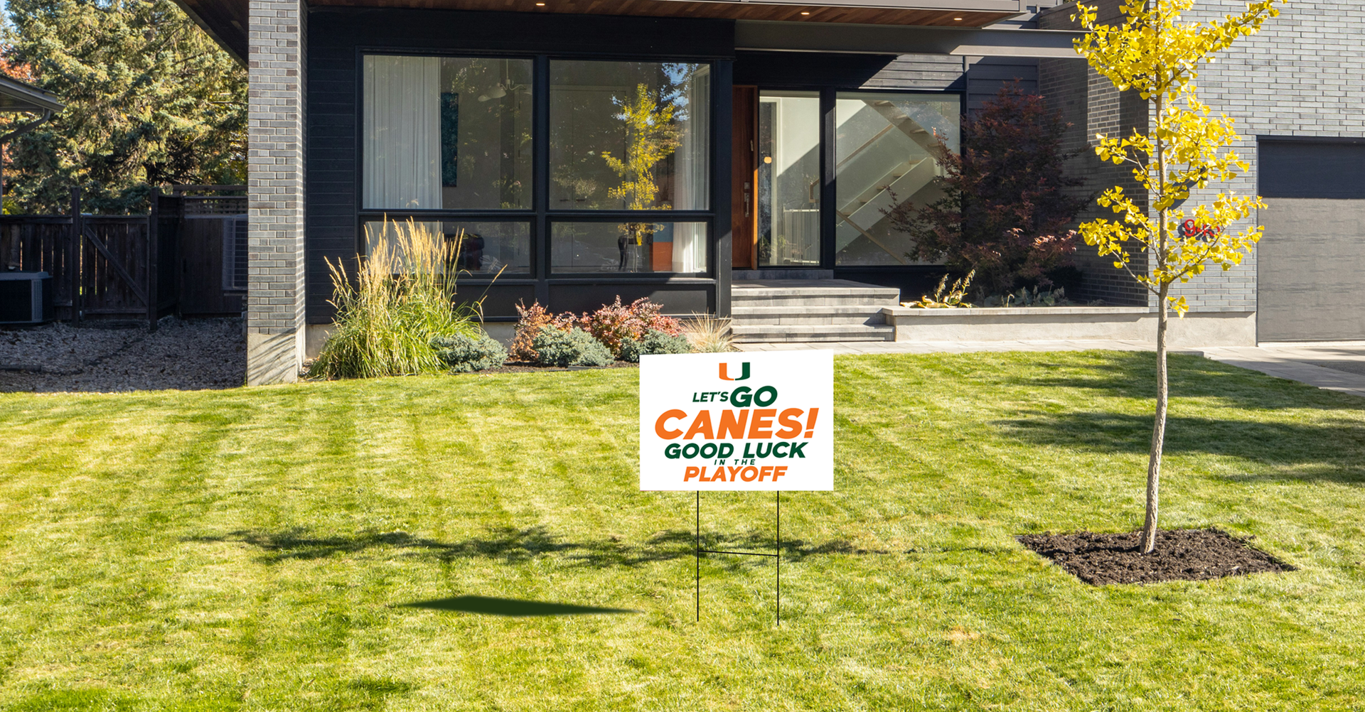 Canes CFP Yard Sign Giveaway