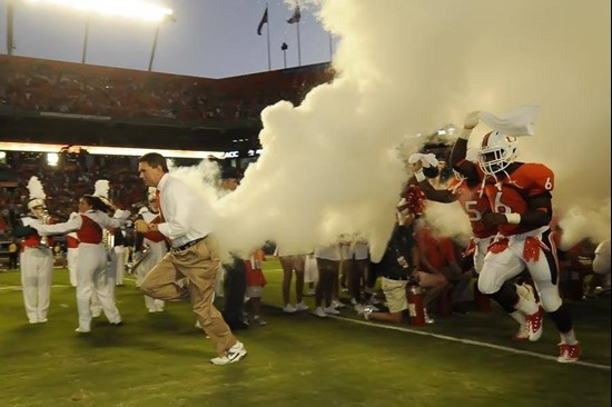 2011 Miami Hurricanes Football vs Ohio State Al Golden Through The Smoke