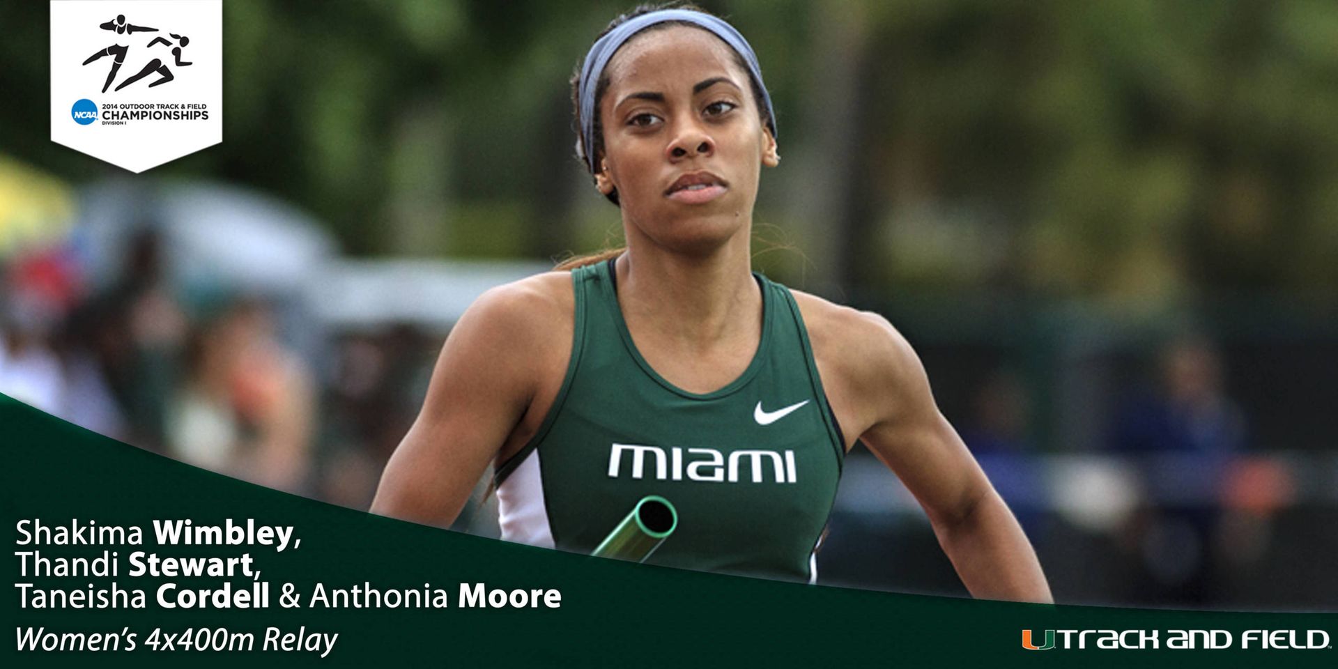 @MiamiTrack Finishes Strong as 4x400 Advances