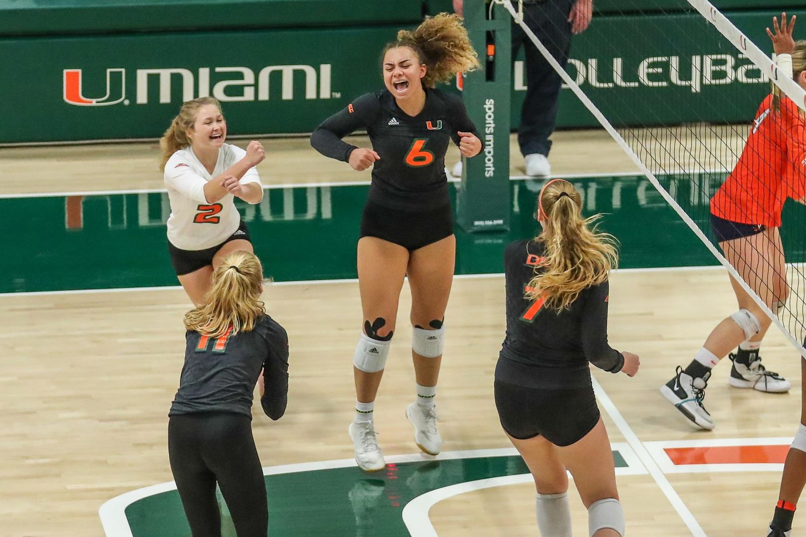Canes Volleyball Victorious Over Virginia