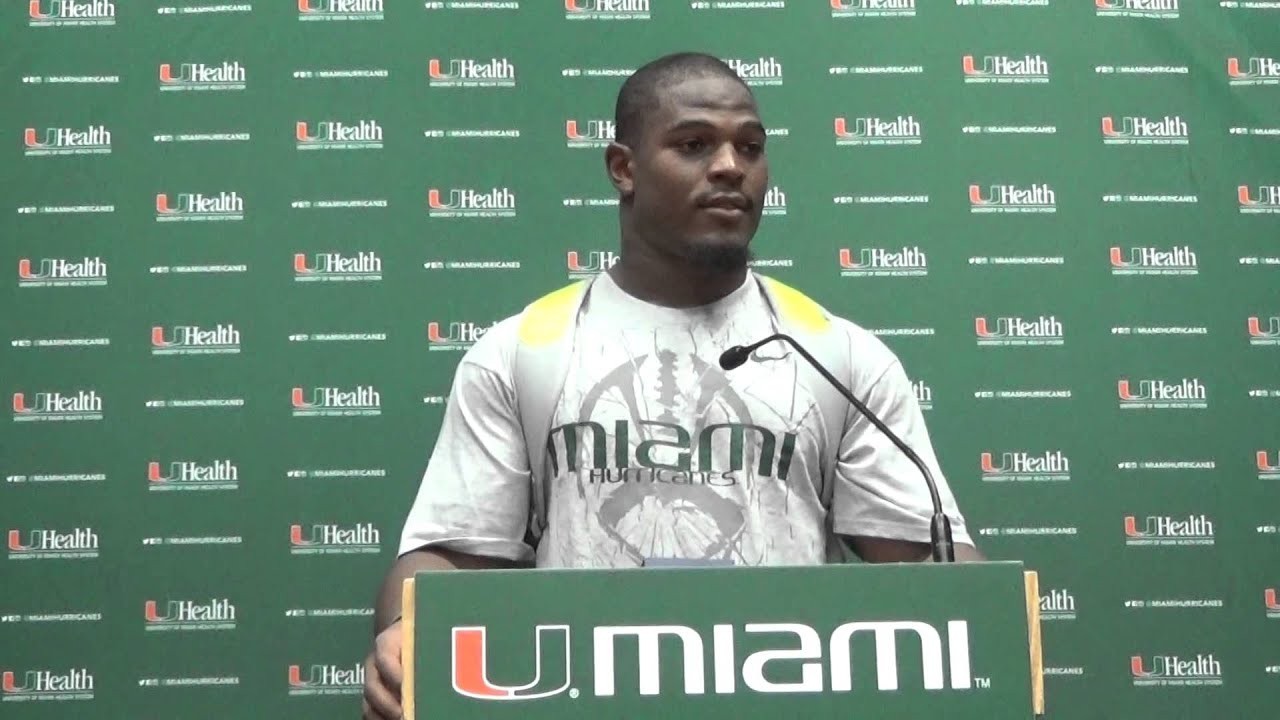 Linebacker Denzel Perryman - Duke Postgame (Sept. 27)