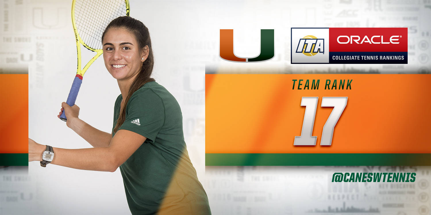 @CanesWTennis Ranked No. 17