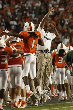 2011 Miami Hurricanes Football vs Ohio State Allen Hurns George McDonald