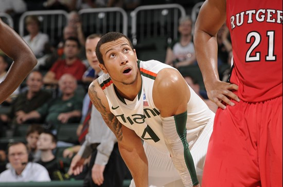 2012 Miami Hurricanes Men's Basketball vs Rutgers