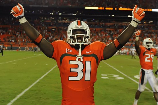 2011 Miami Hurricanes Football vs Ohio State Sean Spence
