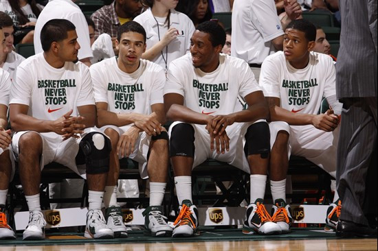 Rion Brown, Bishop Daniels, Ryan Quigtar, Garrius Adams; Memphis
