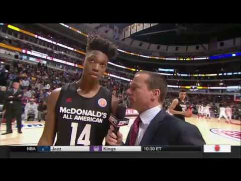 Lonnie Walker IV Interview | McDonald's All American Game | 3.29.17