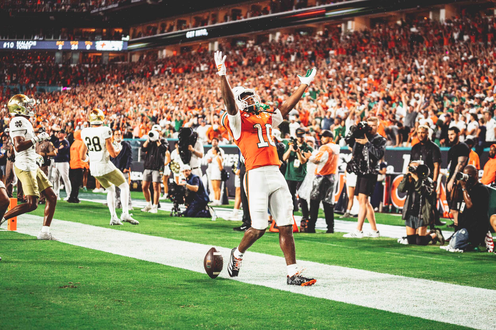 Toney Claims ACC Rookie and Offensive Rookie of the Year Awards