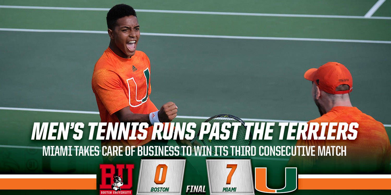 The Canes Shut Out Boston University, 7-0