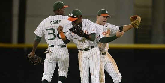 Miami vs. Boston College (March 7, 2014) - Game One. Photo by Richard Lewis.