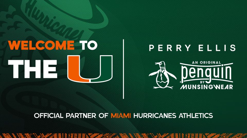 Perry Ellis and Original Penguin Announce Partnership Expansion with University of Miami Athletics