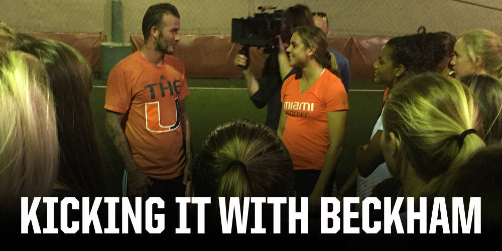 Photo Gallery: @CanesFutbol with Beckham